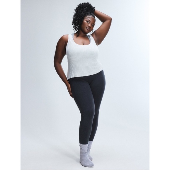 SAVAGE X FENTY • Women’s Hazy White Sheerenity Scoop-Neck Tank Top - Picture 2 of 7